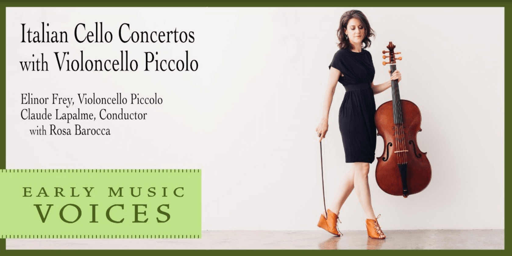 Elinor Frey Explores the Piccolo Cello on 'Early Italian Concertos